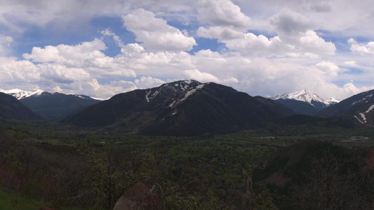 Webcam Aspen Mountain: Panoramic Power of four