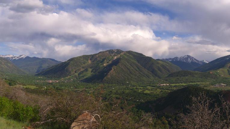 Webcam Aspen Mountain: Panoramic Power of four