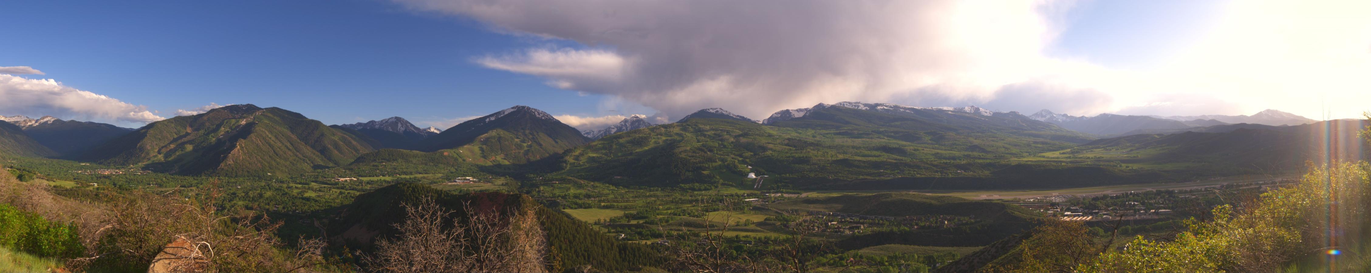 Webcam Aspen Mountain: Panoramic Power of four