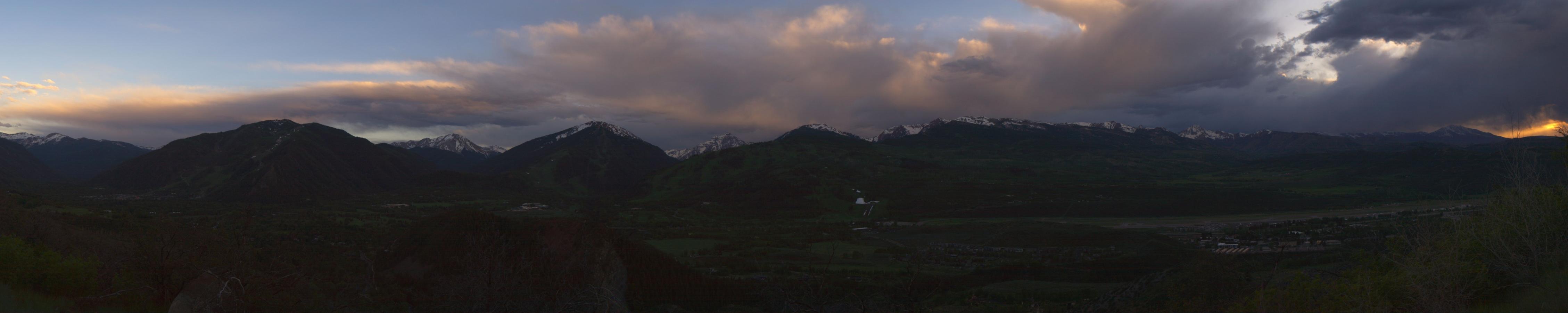 Webcam Aspen Mountain: Panoramic Power of four