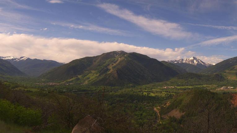 Webcam Aspen Mountain: Panoramic Power of four