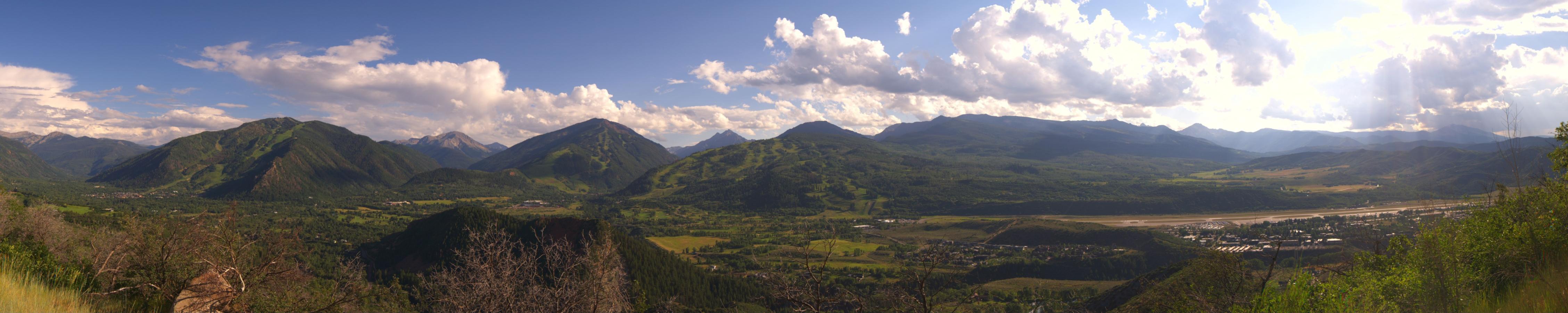 Webcam Aspen Mountain: Panoramic Power of four