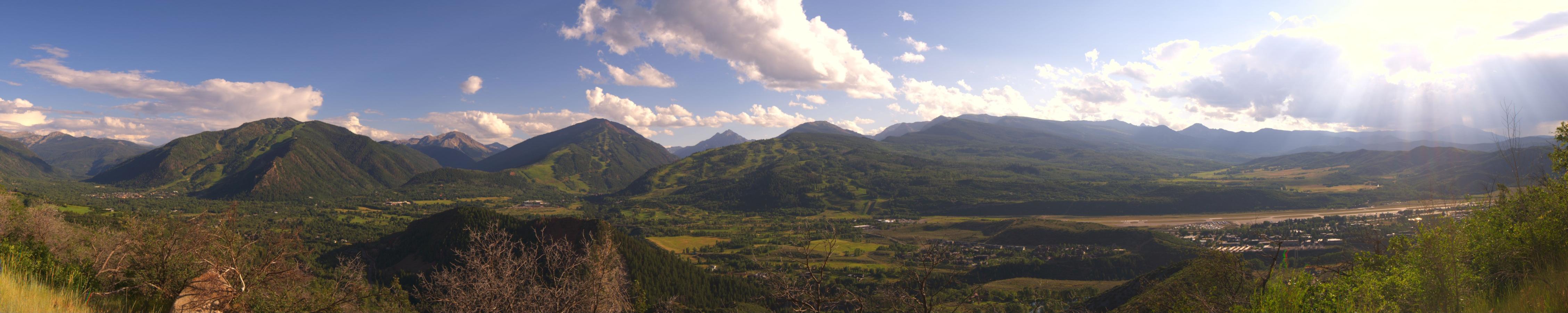 Webcam Aspen Mountain: Panoramic Power of four