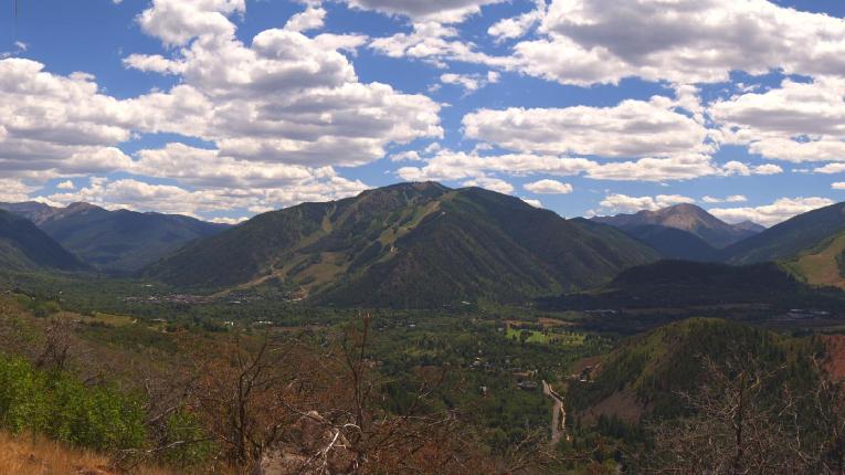 Webcam Aspen Mountain: Panoramic Power of four
