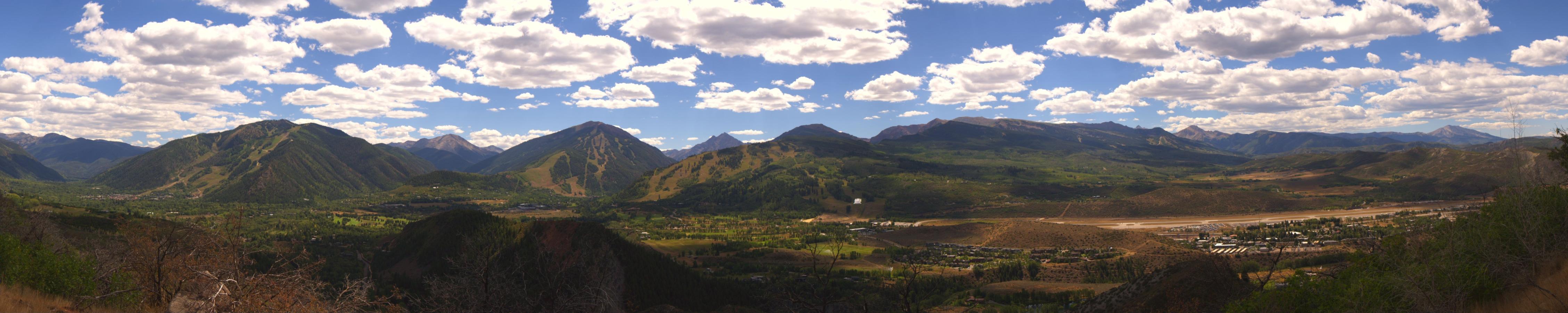 Webcam Aspen Mountain: Panoramic Power of four