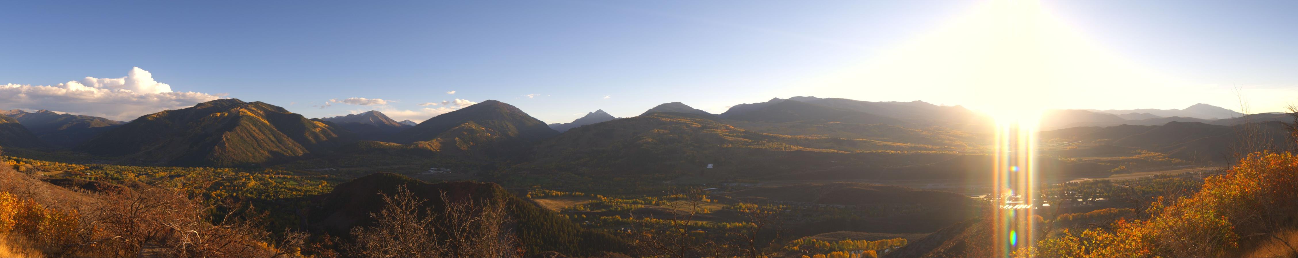 Webcam Aspen Mountain: Panoramic Power of four