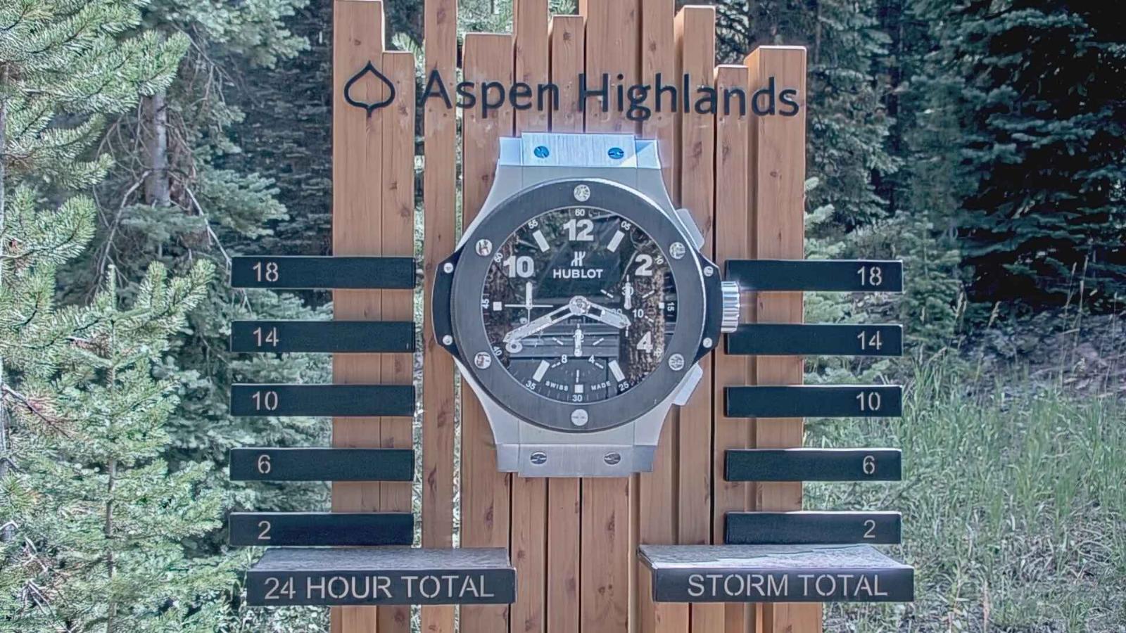 Webcam Aspen Mountain: Snow stake