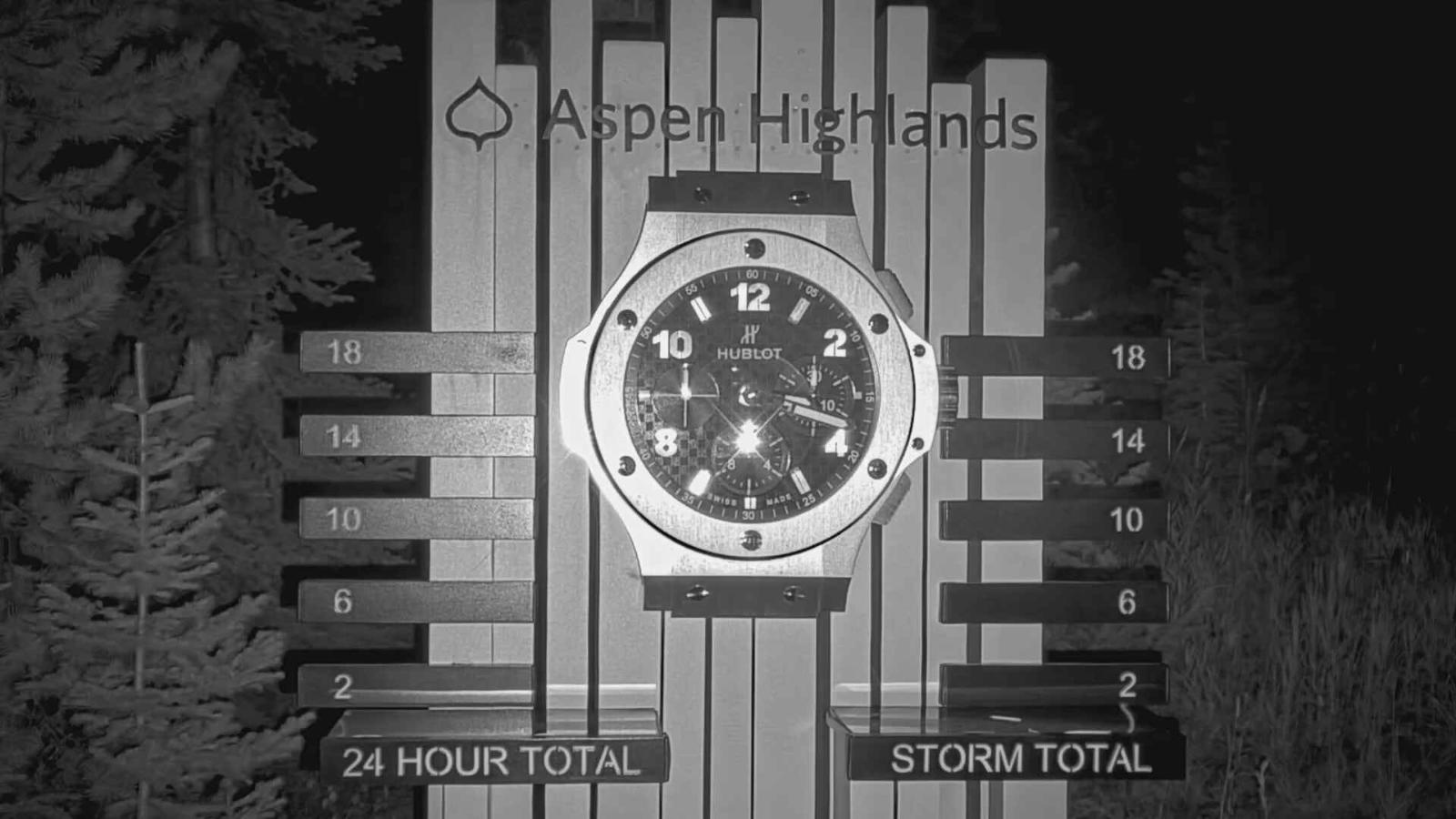 Webcam Aspen Mountain: Snow stake