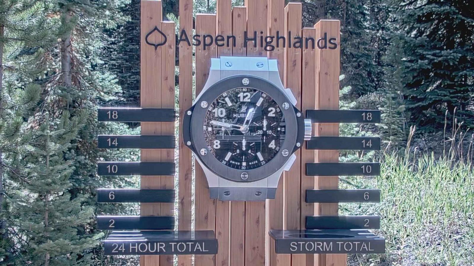 Webcam Aspen Mountain: Snow stake
