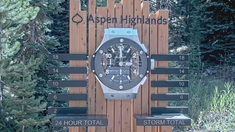 Webcam Aspen Mountain: Snow stake
