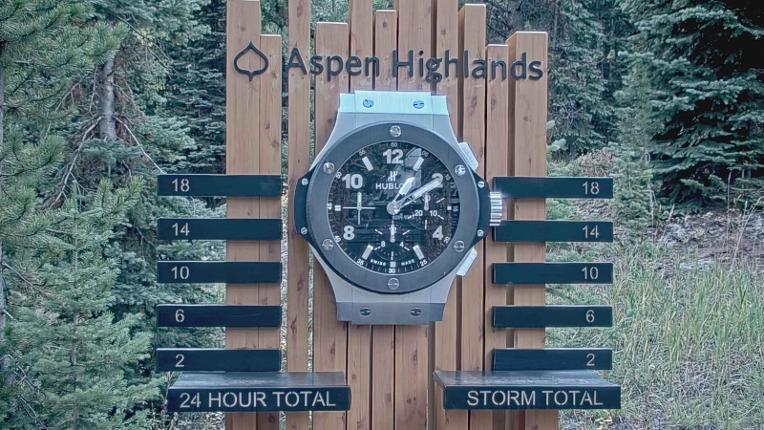 Webcam Aspen Mountain: Snow stake