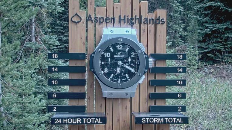 Webcam Aspen Mountain: Snow stake