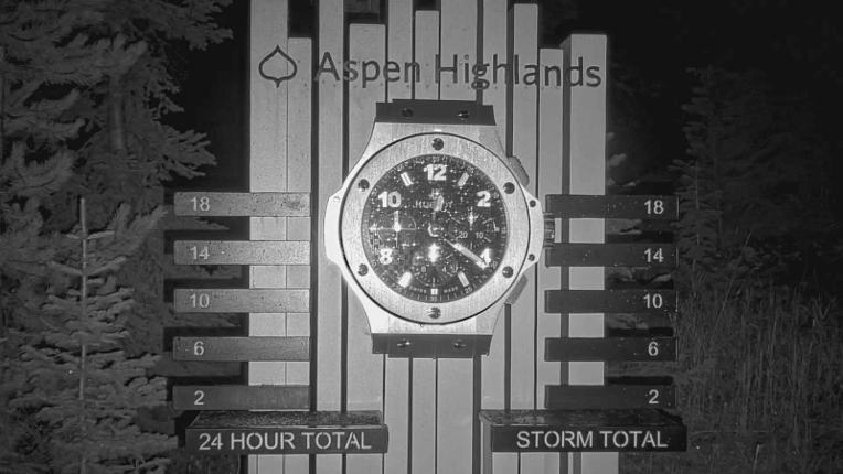 Webcam Aspen Mountain: Snow stake