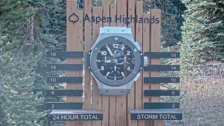 Webcam Aspen Mountain: Snow stake