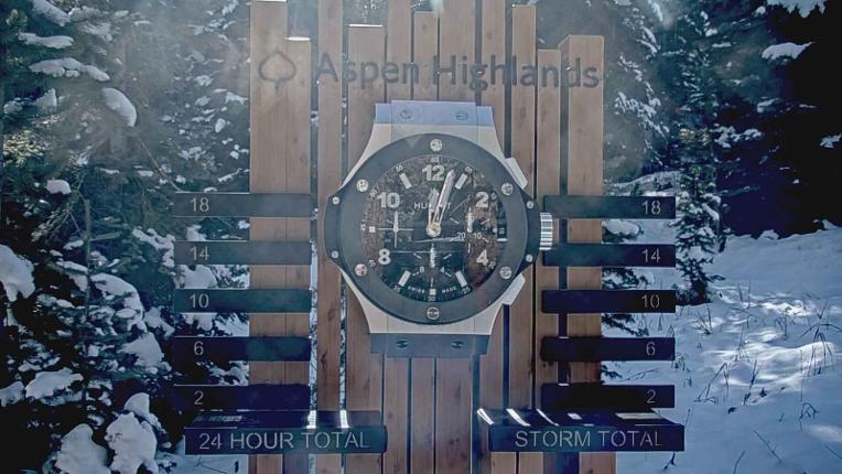 Webcam Aspen Mountain: Snow stake