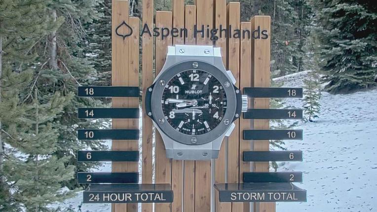 Webcam Aspen Mountain: Snow stake