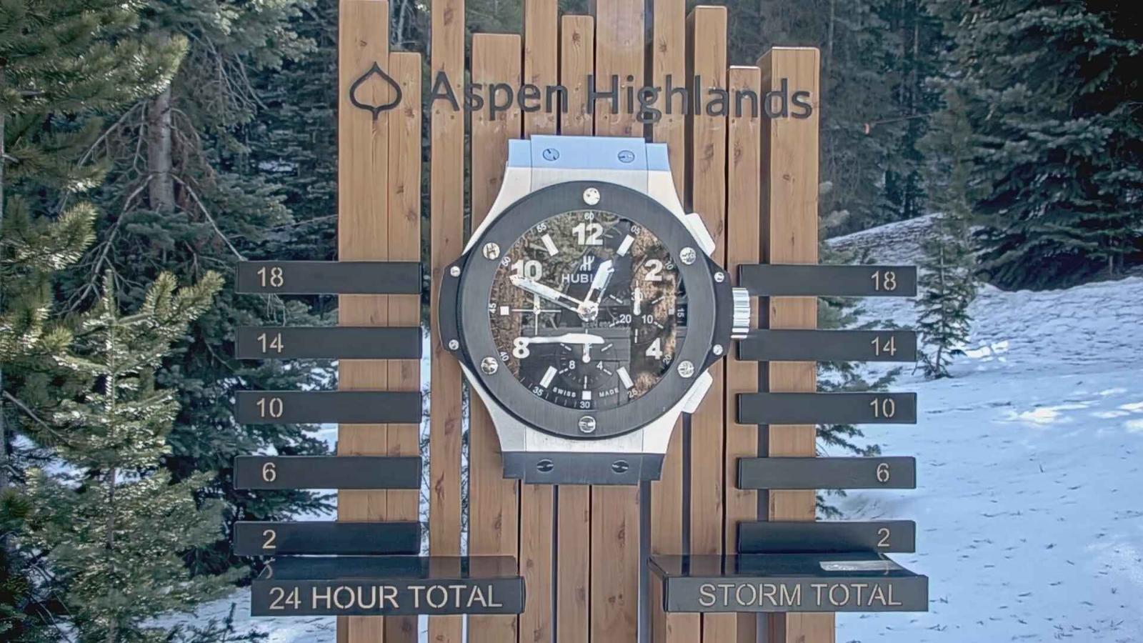 Webcam Aspen Mountain: Snow stake