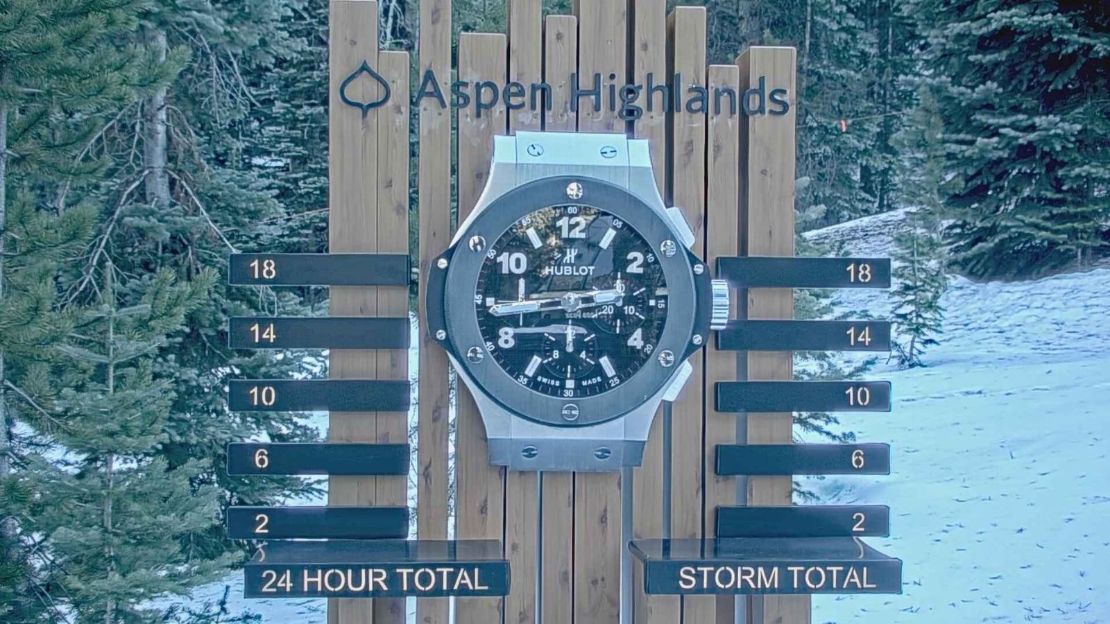 Webcam Aspen Mountain: Snow stake