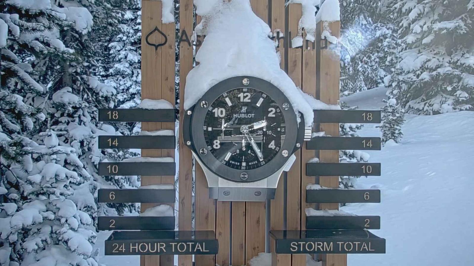 Webcam Aspen Mountain: Snow stake