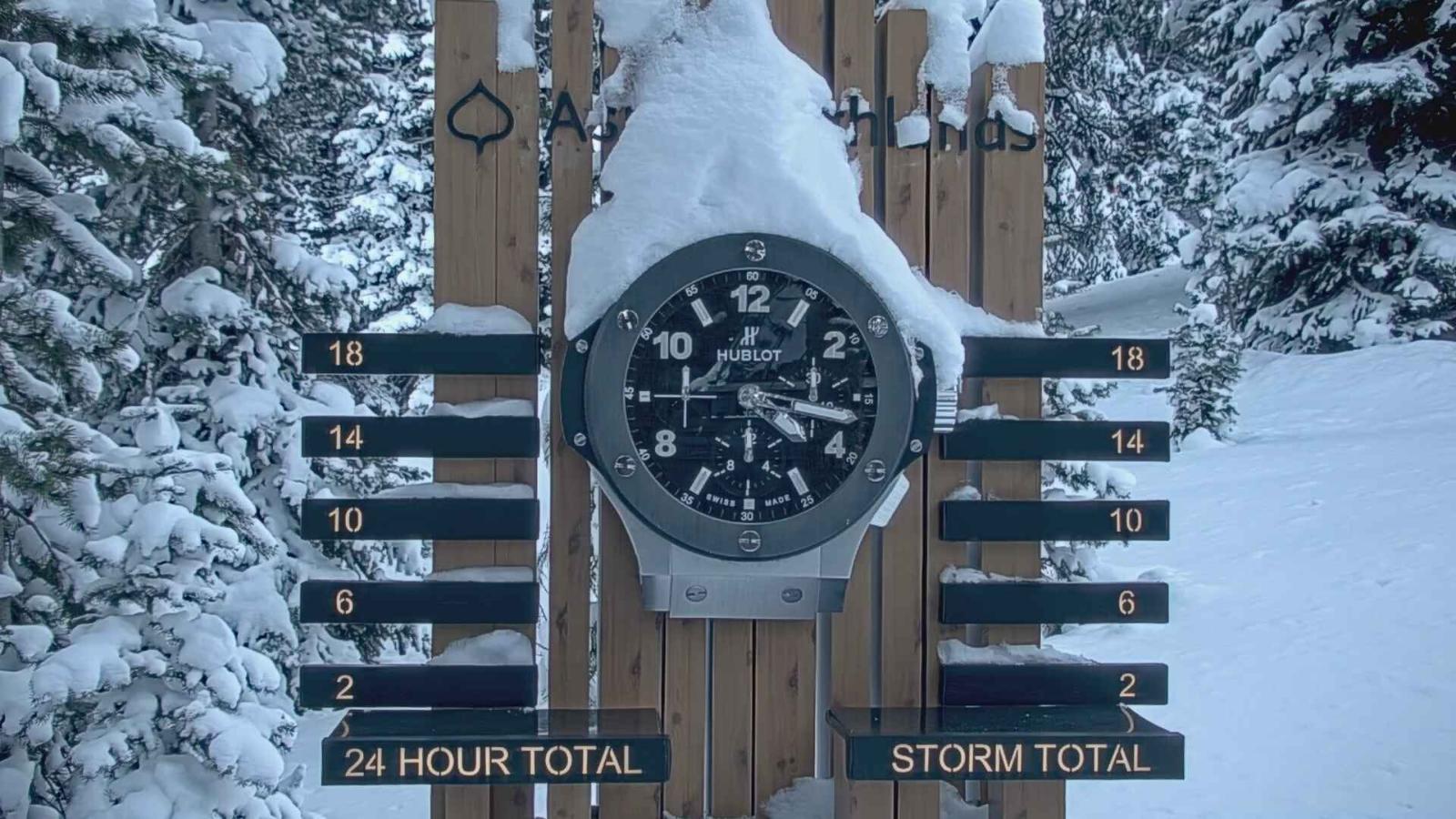 Webcam Aspen Mountain: Snow stake