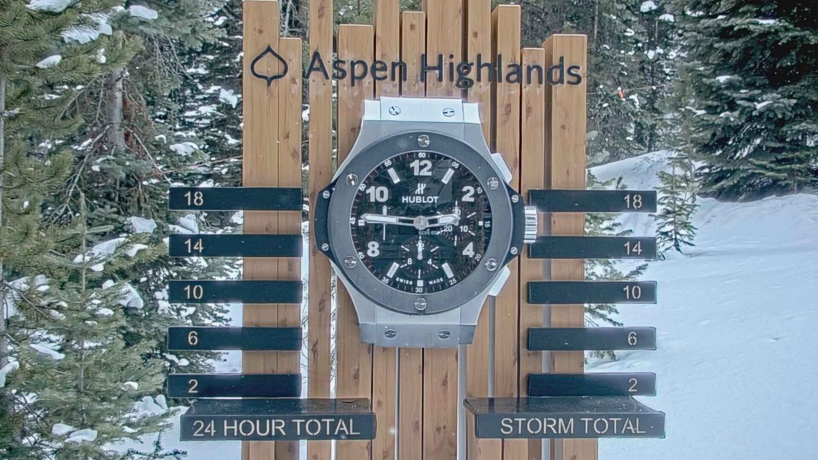Webcam Aspen Mountain: Snow stake