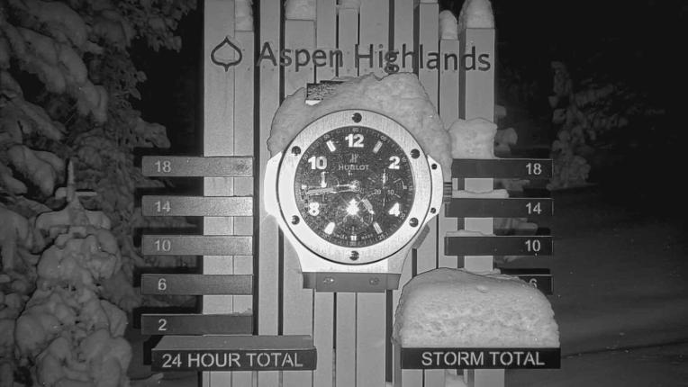 Webcam Aspen Mountain: Snow stake
