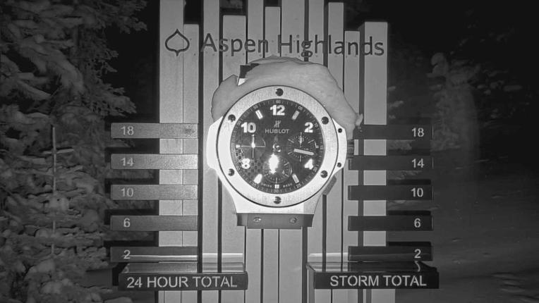 Webcam Aspen Mountain: Snow stake