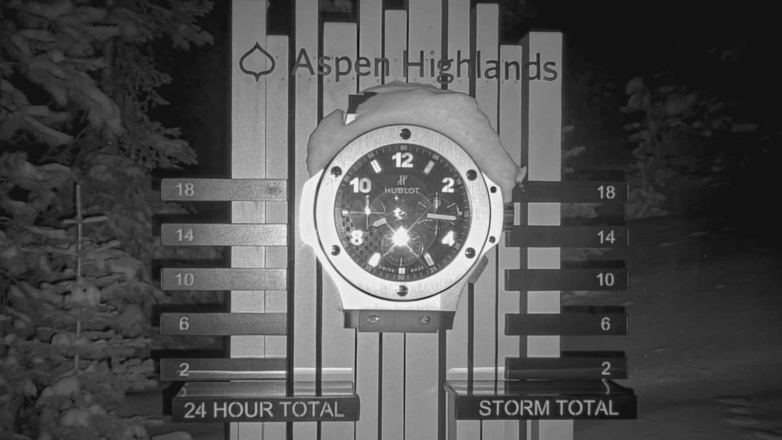 Webcam Aspen Mountain: Snow stake