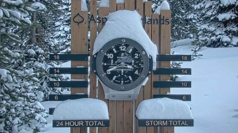 Webcam Aspen Mountain: Snow stake