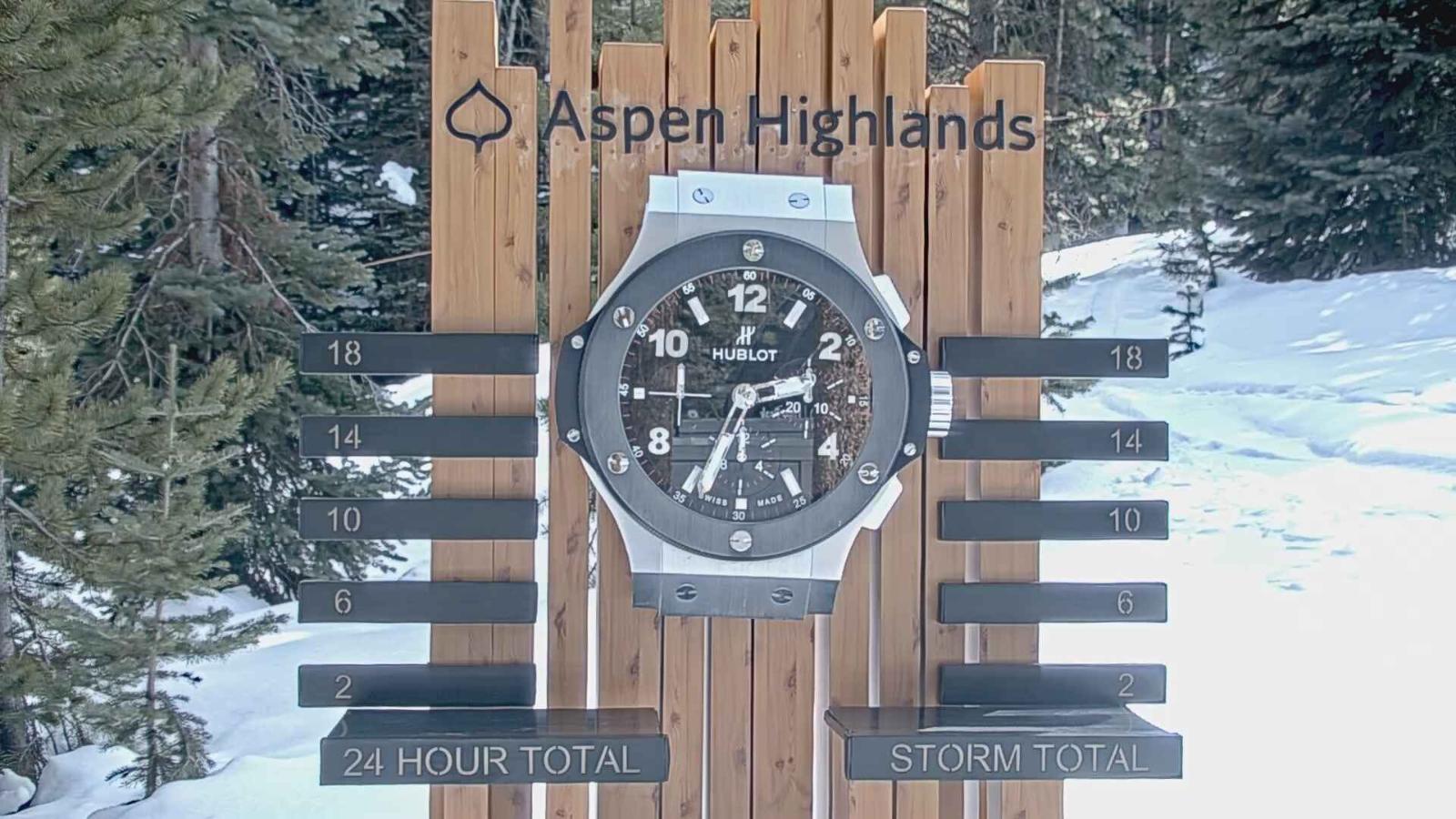 Webcam Aspen Mountain: Snow stake