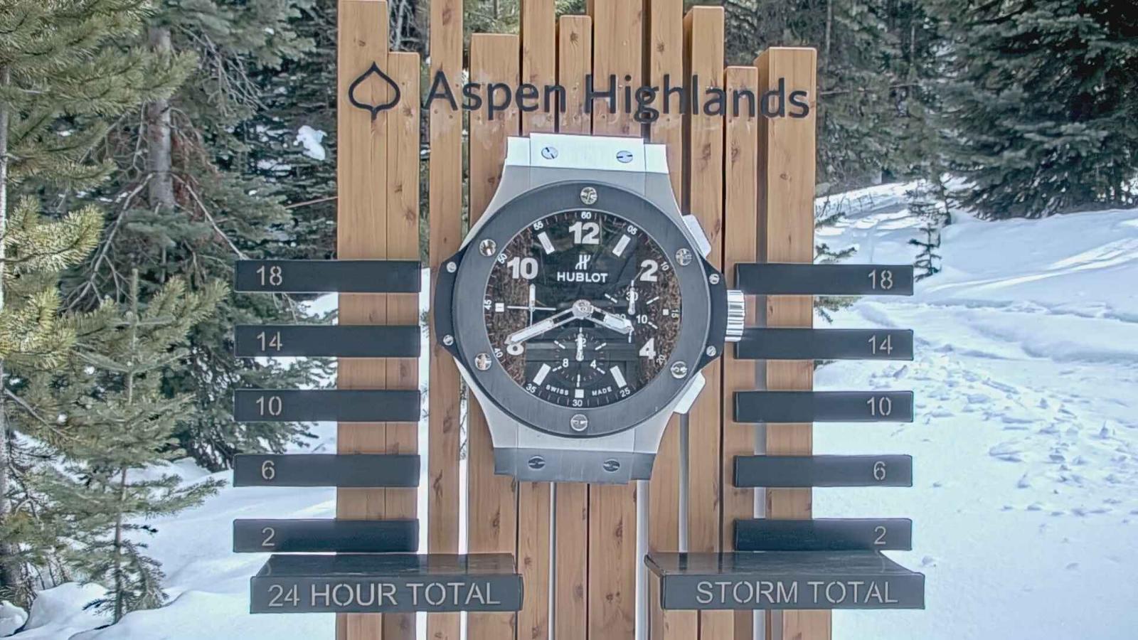 Webcam Aspen Mountain: Snow stake