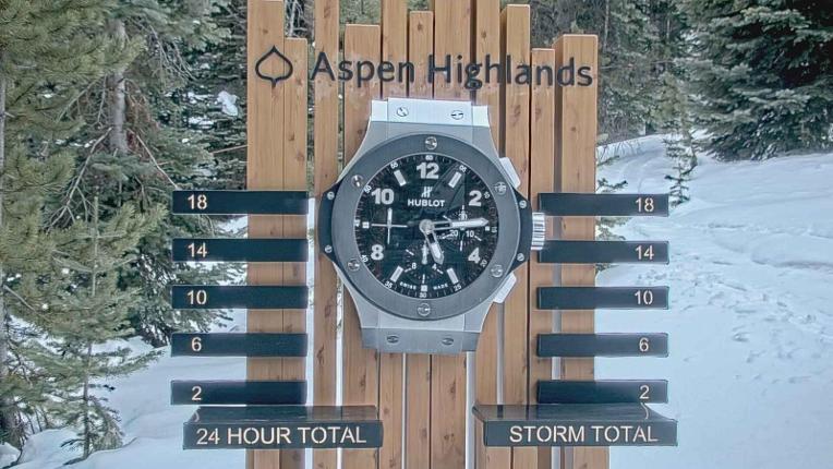 Webcam Aspen Mountain: Snow stake
