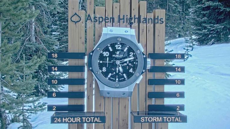 Webcam Aspen Mountain: Snow stake