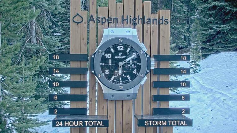 Webcam Aspen Mountain: Snow stake