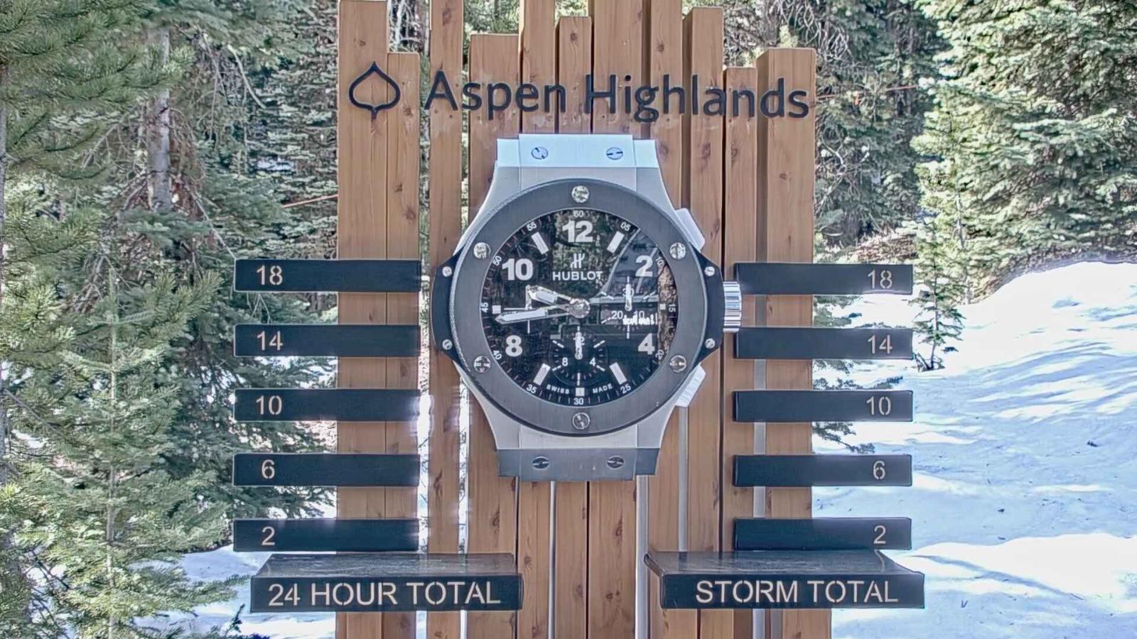 Webcam Aspen Mountain: Snow stake