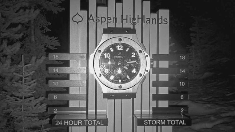 Webcam Aspen Mountain: Snow stake