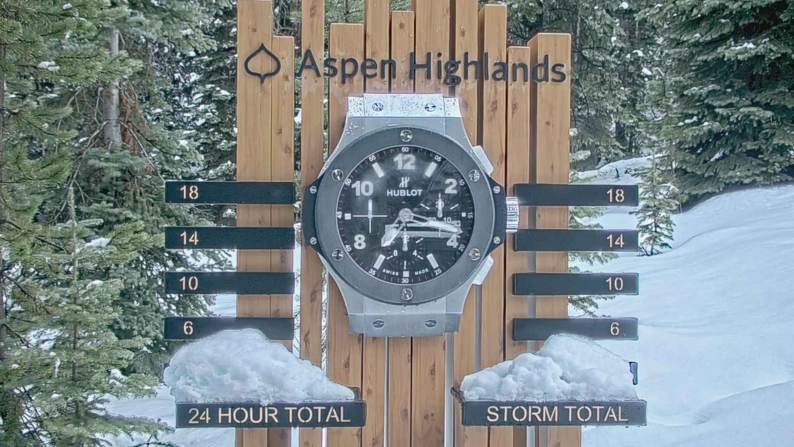 Webcam Aspen Mountain: Snow stake