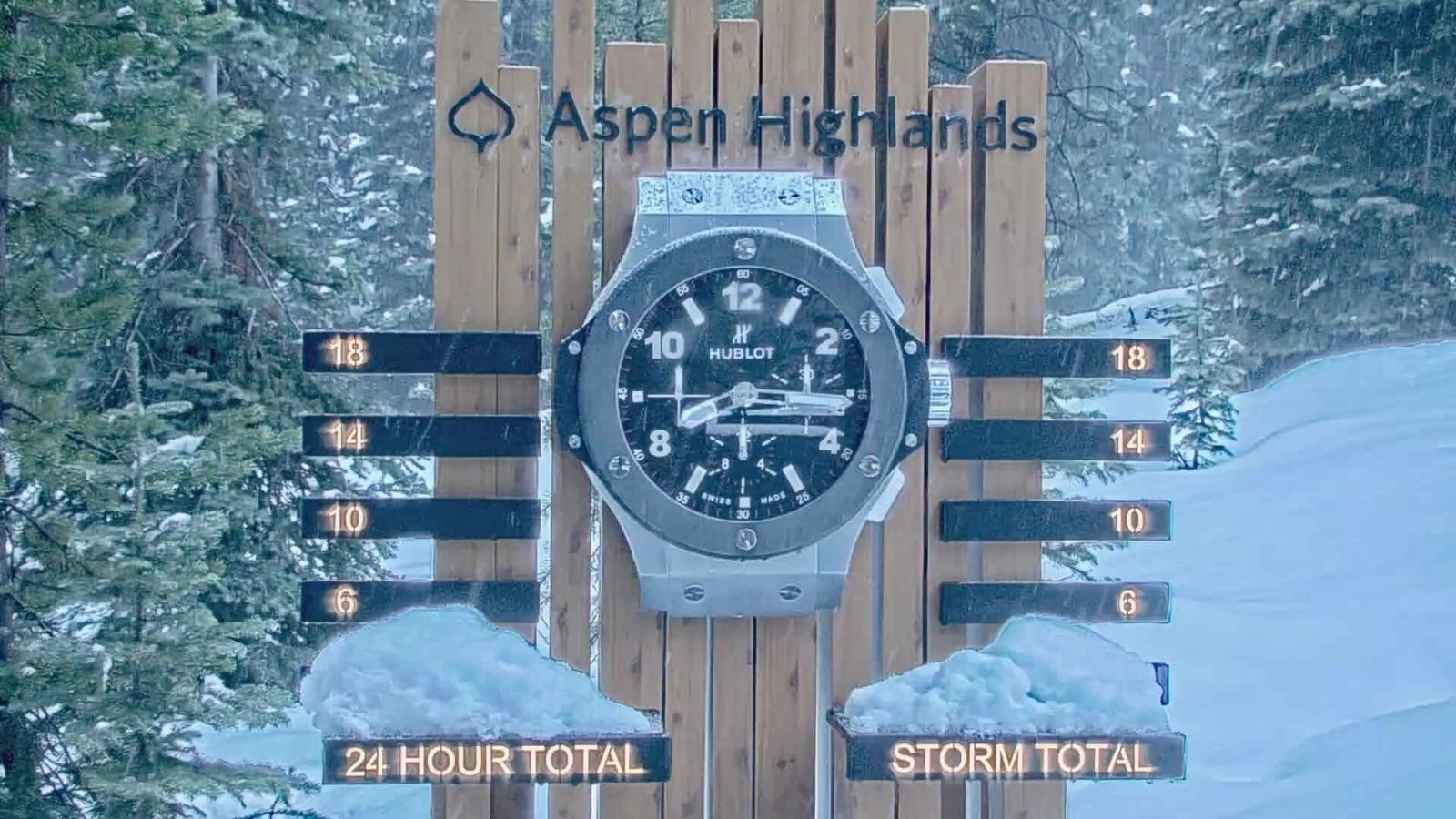 Webcam Aspen Mountain: Snow stake