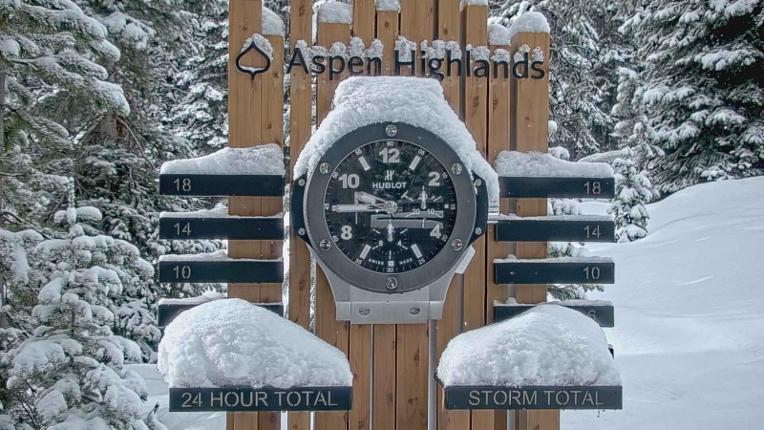 Webcam Aspen Mountain: Snow stake
