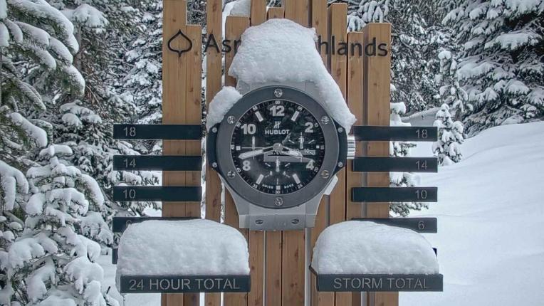 Webcam Aspen Mountain: Snow stake