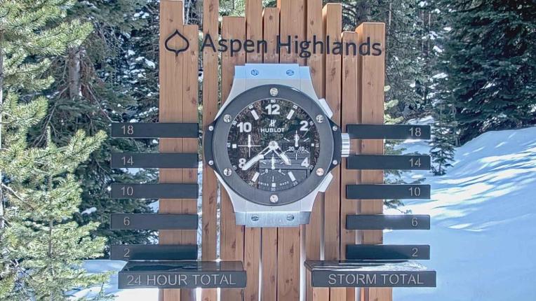 Webcam Aspen Mountain: Snow stake