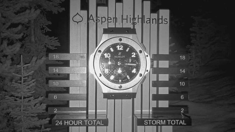 Webcam Aspen Mountain: Snow stake