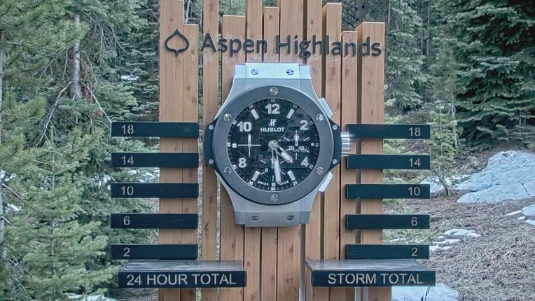 Webcam Aspen Mountain: Snow stake