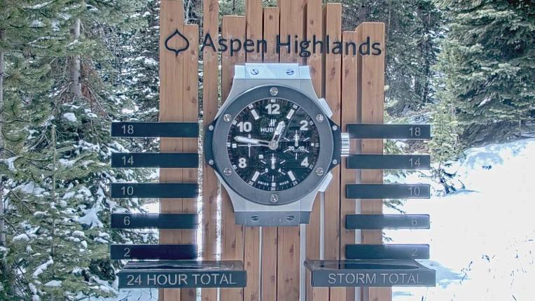 Webcam Aspen Mountain: Snow stake