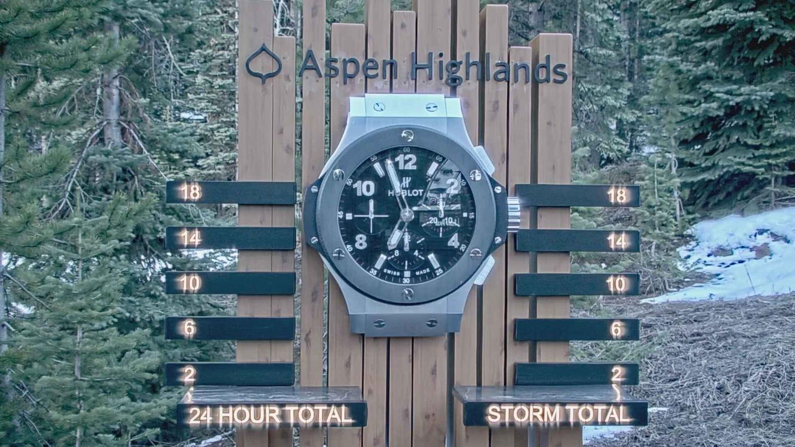 Webcam Aspen Mountain: Snow stake