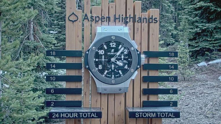 Webcam Aspen Mountain: Snow stake