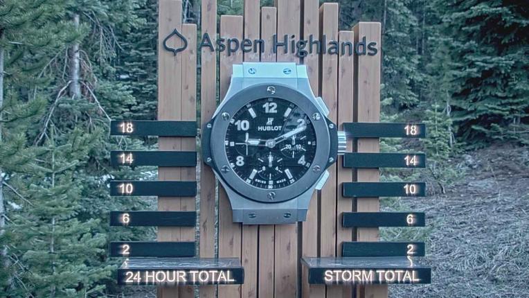 Webcam Aspen Mountain: Snow stake