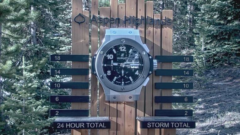 Webcam Aspen Mountain: Snow stake