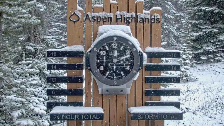 Webcam Aspen Mountain: Snow stake