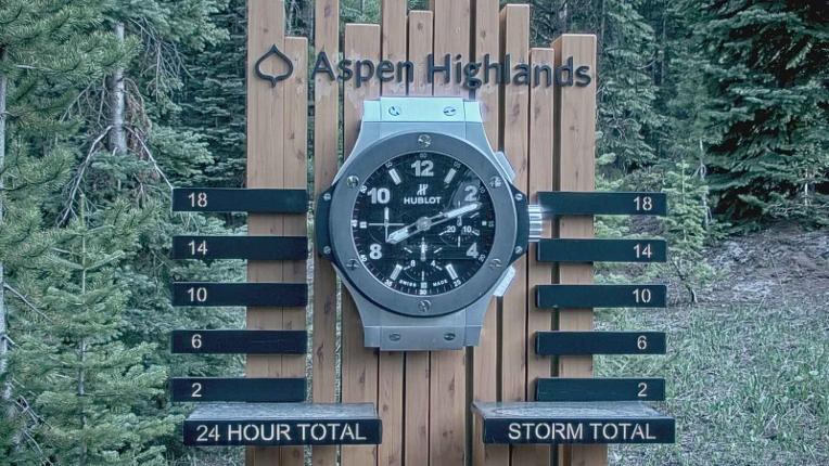 Webcam Aspen Mountain: Snow stake
